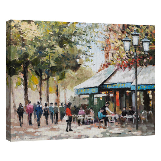Paris Teal II - E. Anthony Orme