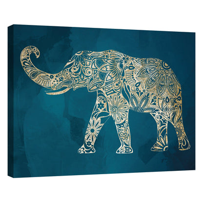 Elefante de oro - Willowbrook Fine Art