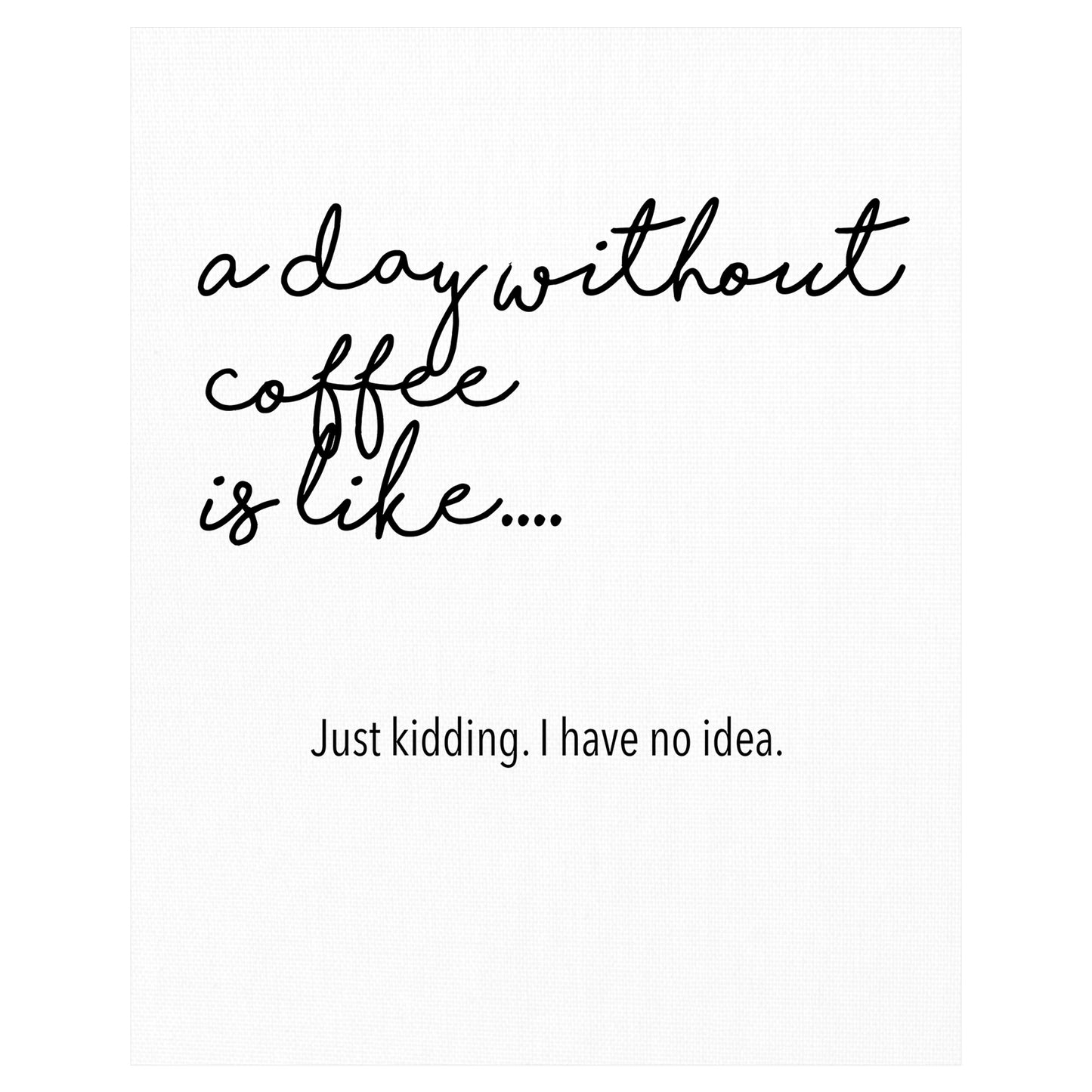 Un dia sin café - Jan Weiss