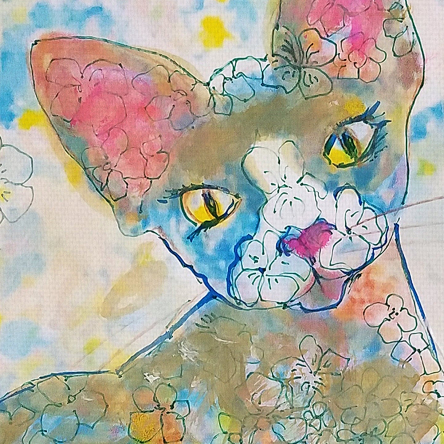Gato de las flores - Randy Riccobonis