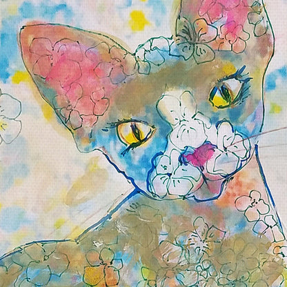 Gato de las flores - Randy Riccobonis