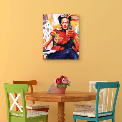 Pausa para el café Frida - Willowbrook Fine Art