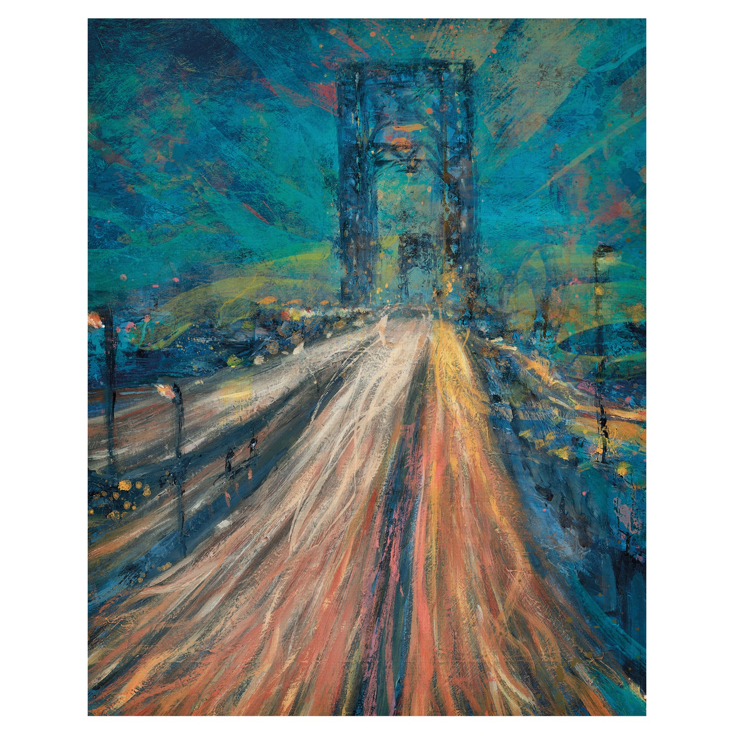 Luces en ruta - Willowbrook Fine Art