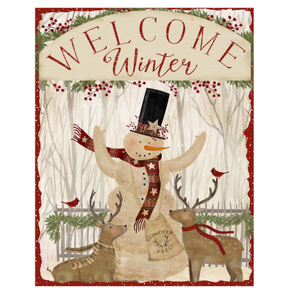 Muñeco de nieve de bienvenida - Beth Albert