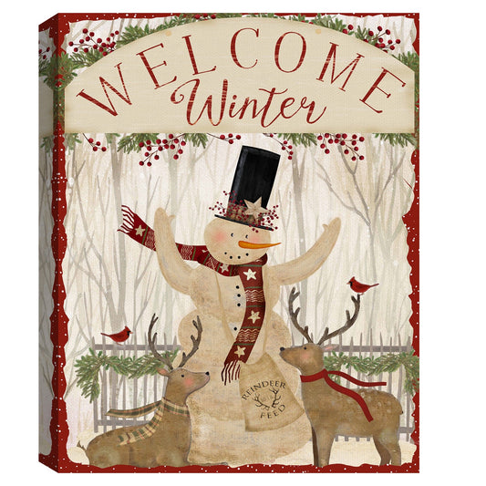 Muñeco de nieve de bienvenida - Beth Albert