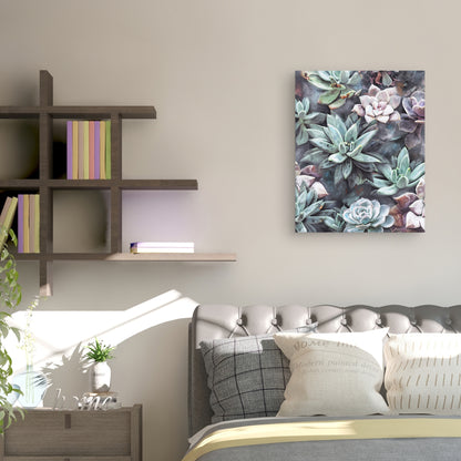 Suculentas sobre gris - Studio Arts