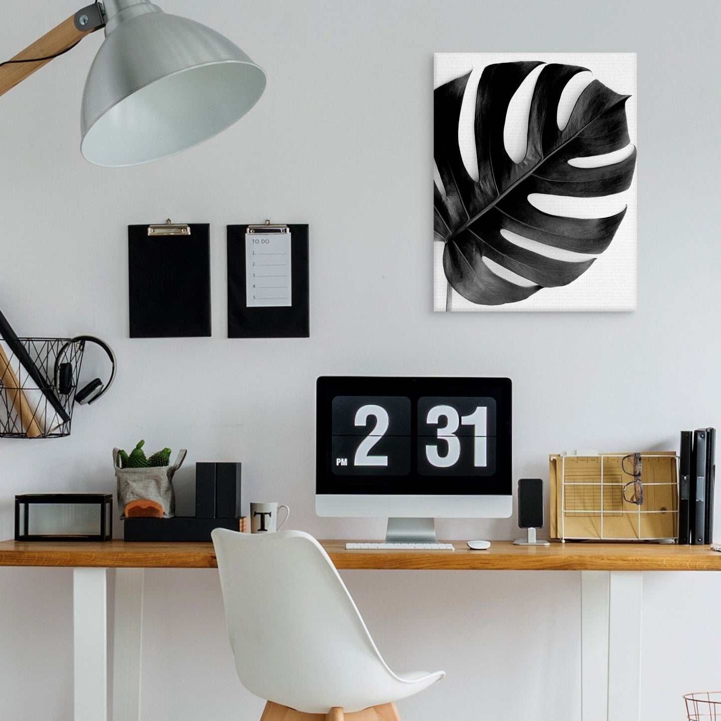 Monstera Solo Negro - Irene Suchocki