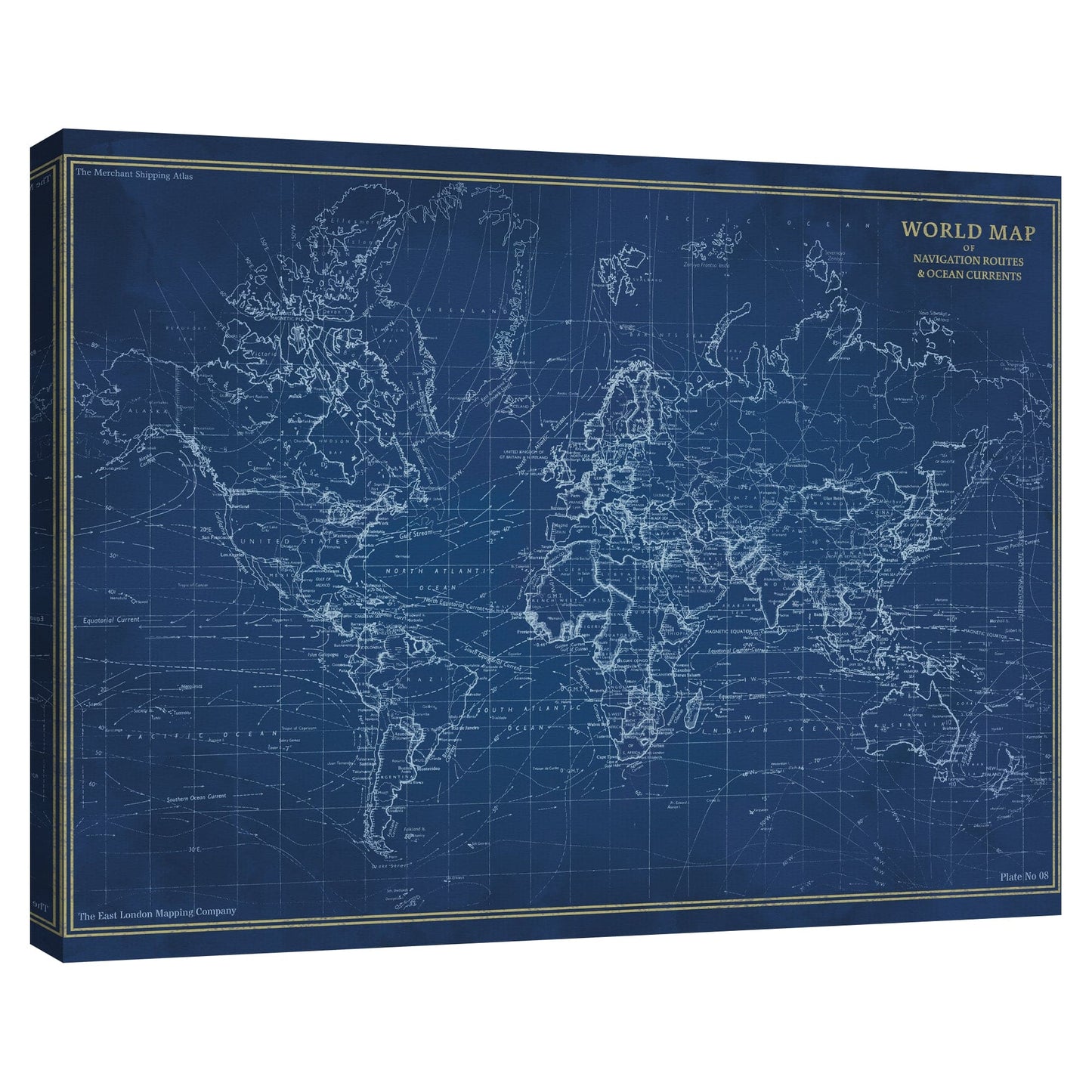 Mapa del mundo de Navigator - The Vintage Collection