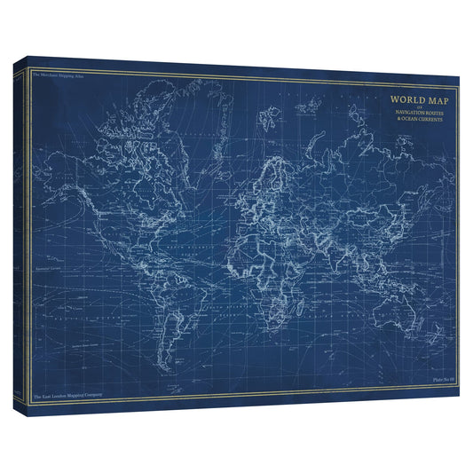 Mapa del mundo de Navigator - The Vintage Collection