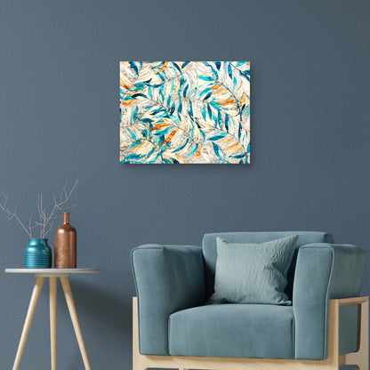 Follaje en azul y naranja - Belle Maison