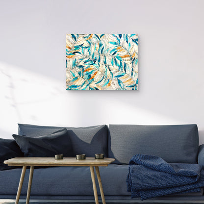 Follaje en azul y naranja - Belle Maison