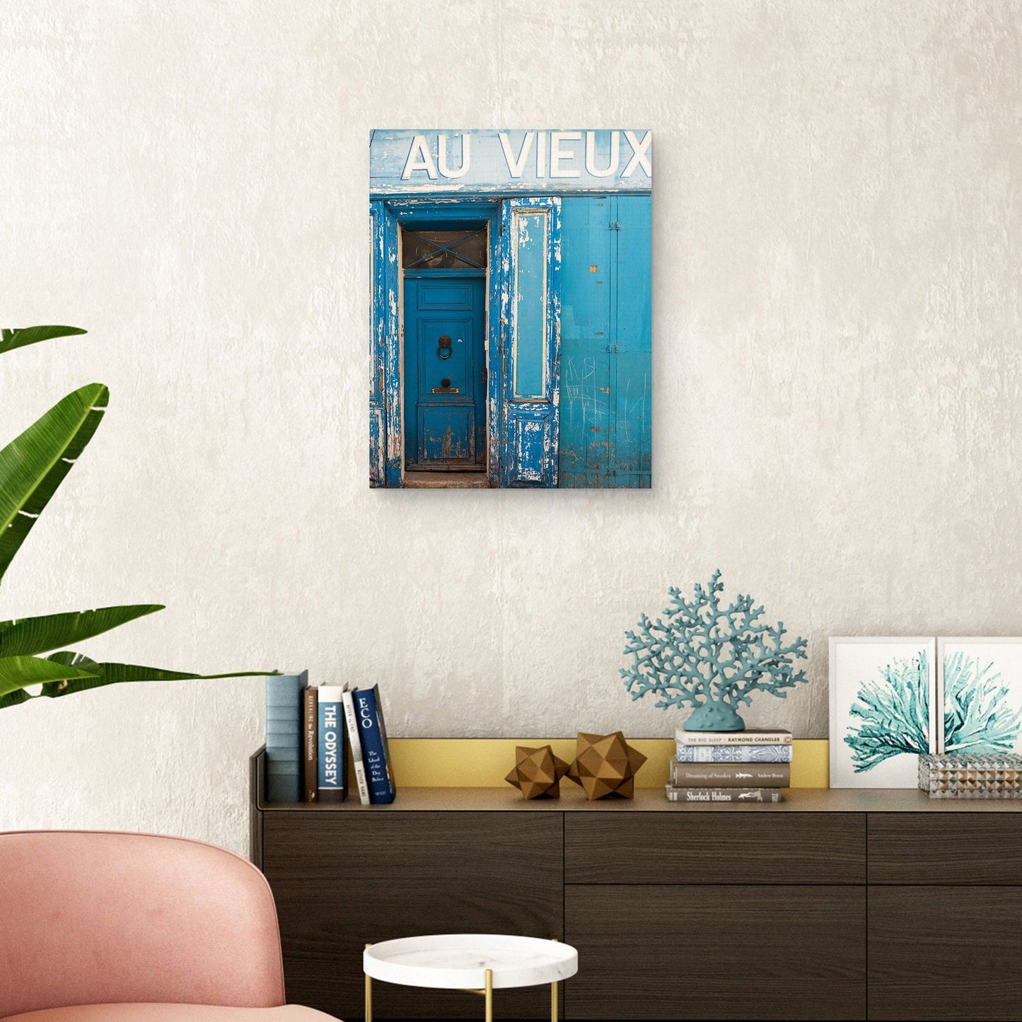 Puerta azul au vieux - Sossi Madzounian