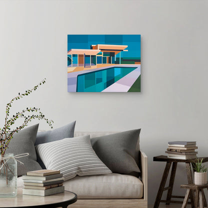 Casa de color modernista - Andy Burgess