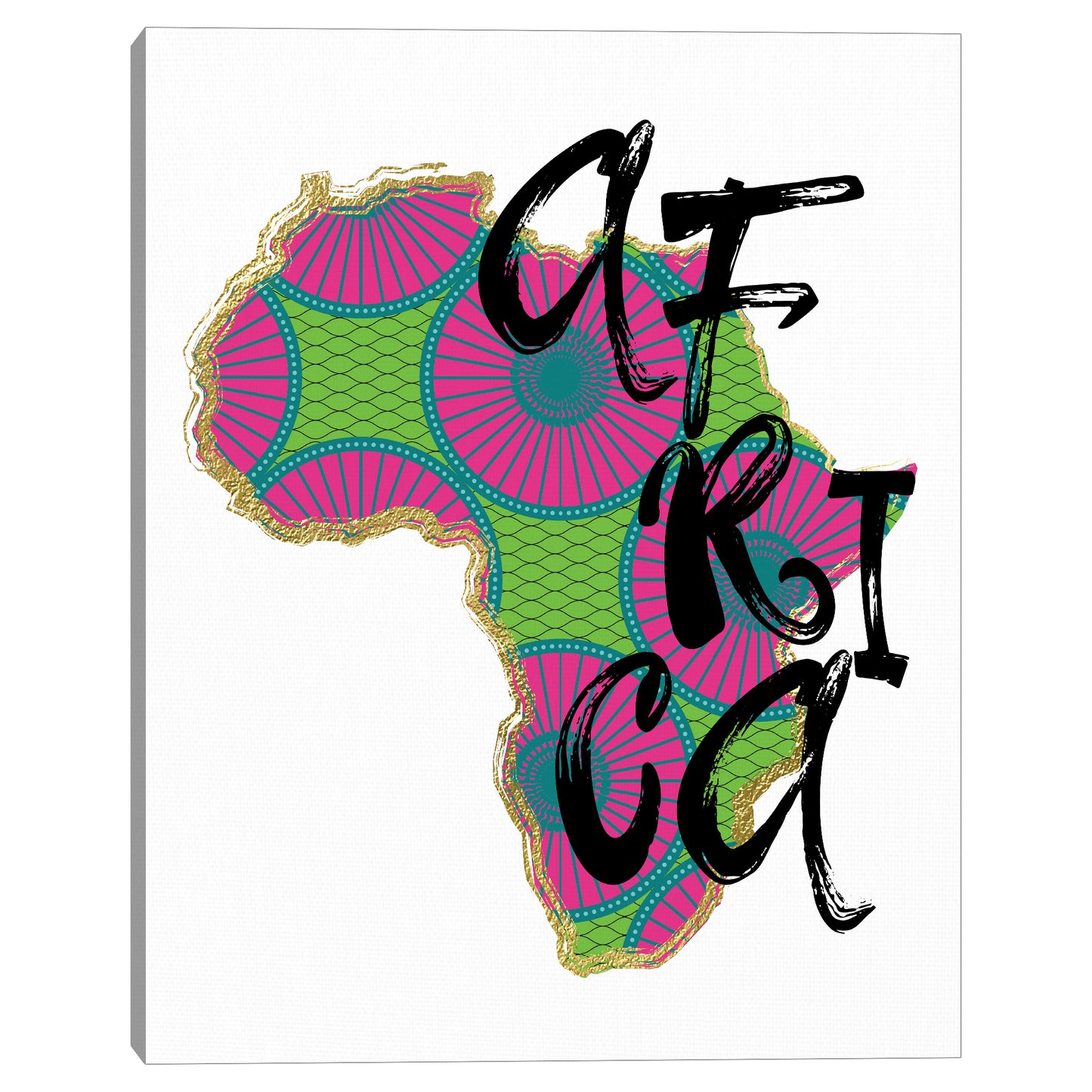 Mapa afro - Nikki Chu