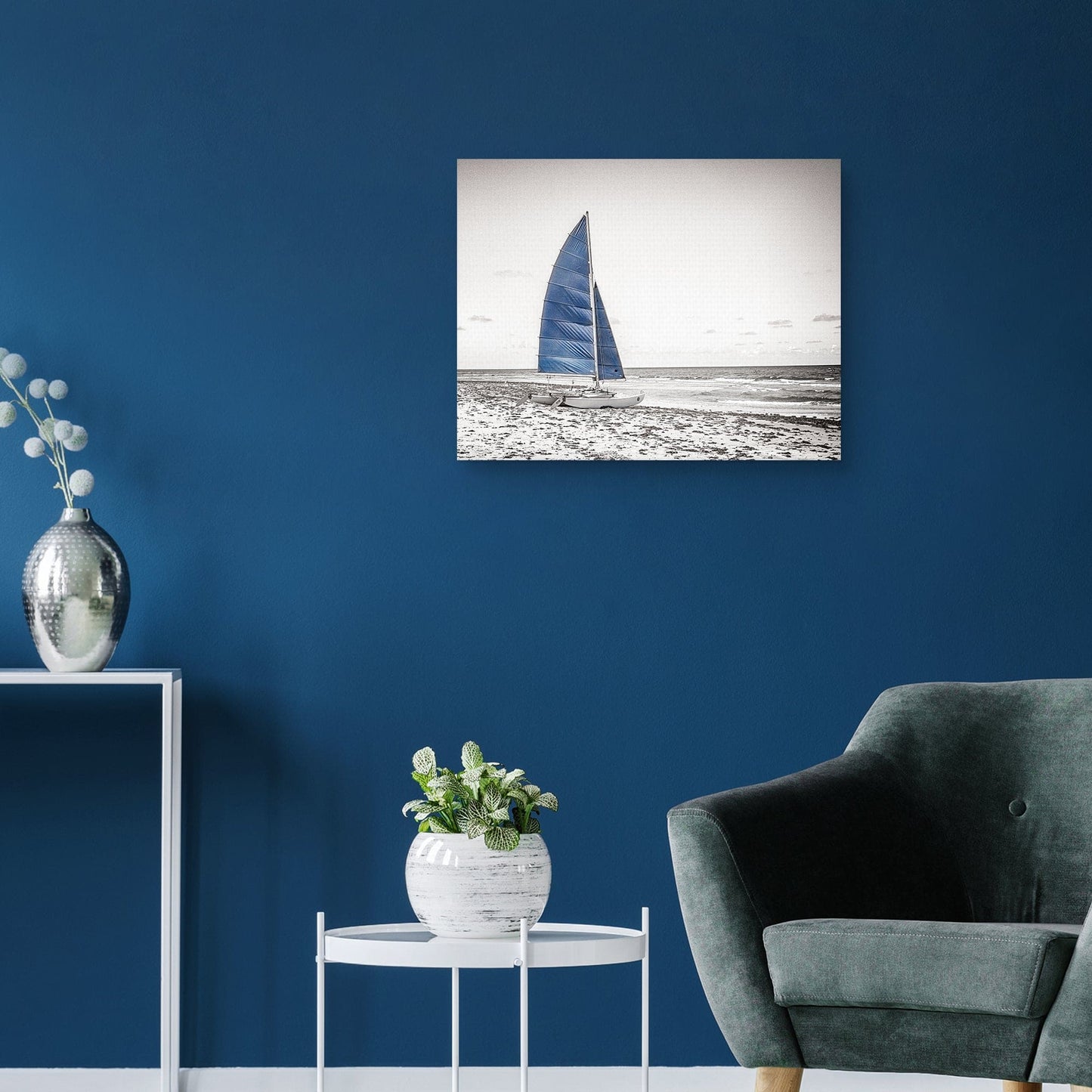Catamaran azul B&N - Flo Minton