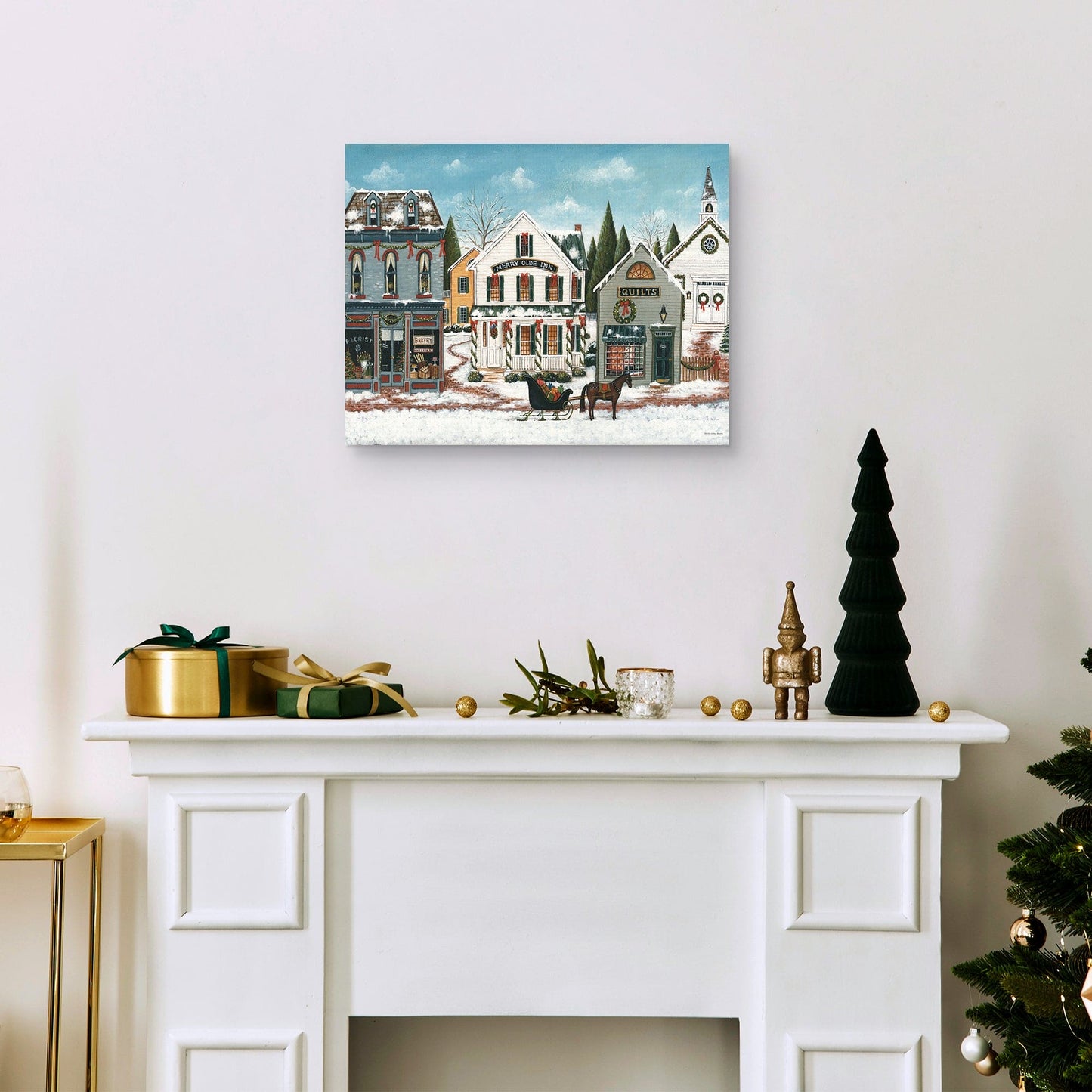 Pueblo de Navidad I - David Carter Brown