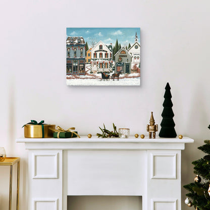 Pueblo de Navidad I - David Carter Brown