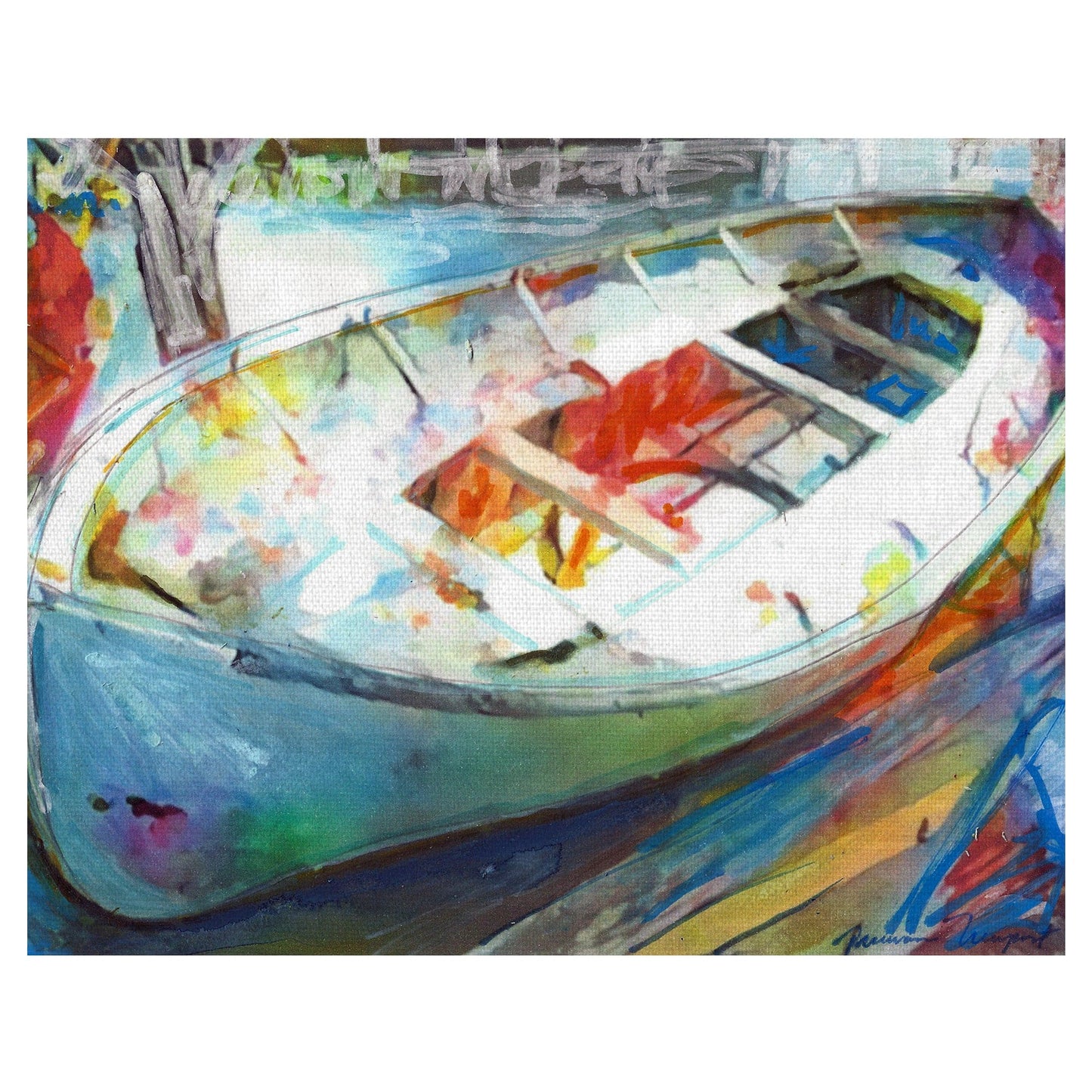 Barco de pesca en el muelle - Freeman Newport