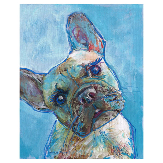 Bulldog Francés Cachorro Azul - Freeman Newport