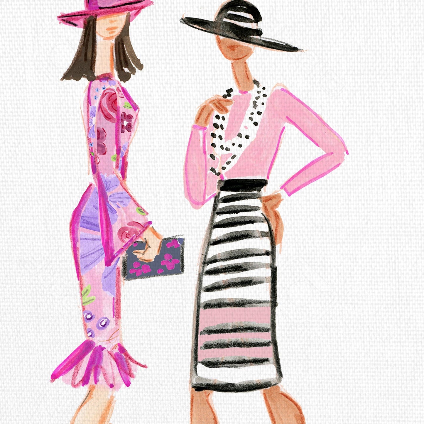 Chicas con sombreros - Beth Briggs