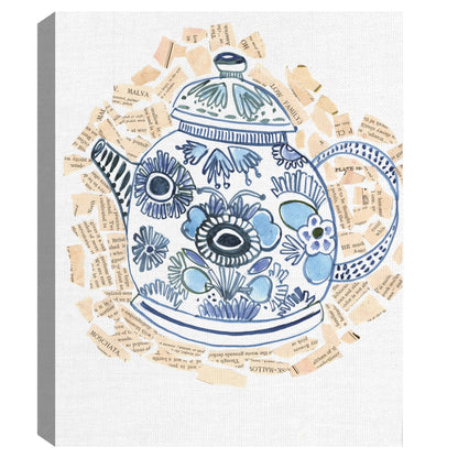 Hervidor de té azul - Sharon Nullmeyer