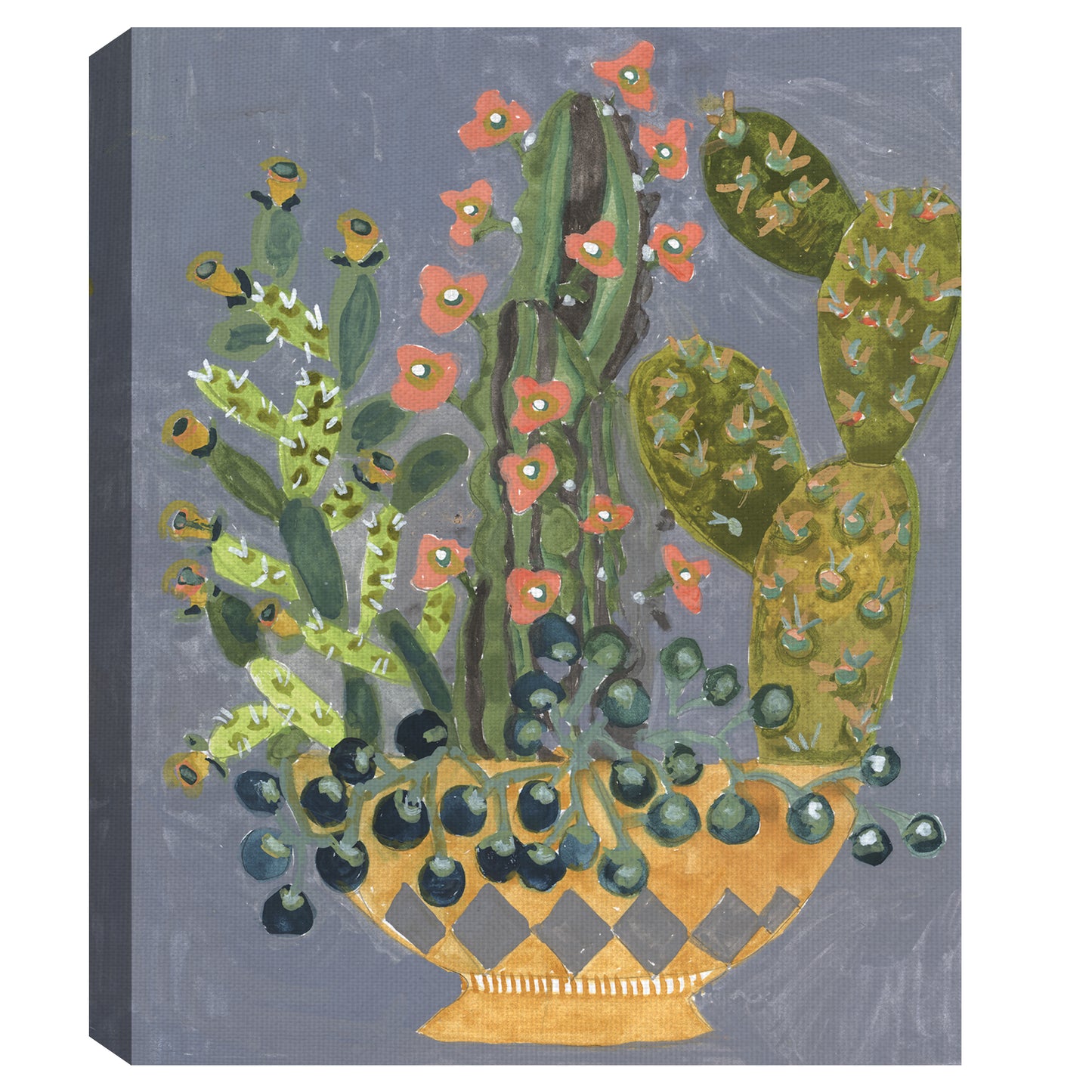 Cactus en olla amarilla - Sharon Nullmeyer