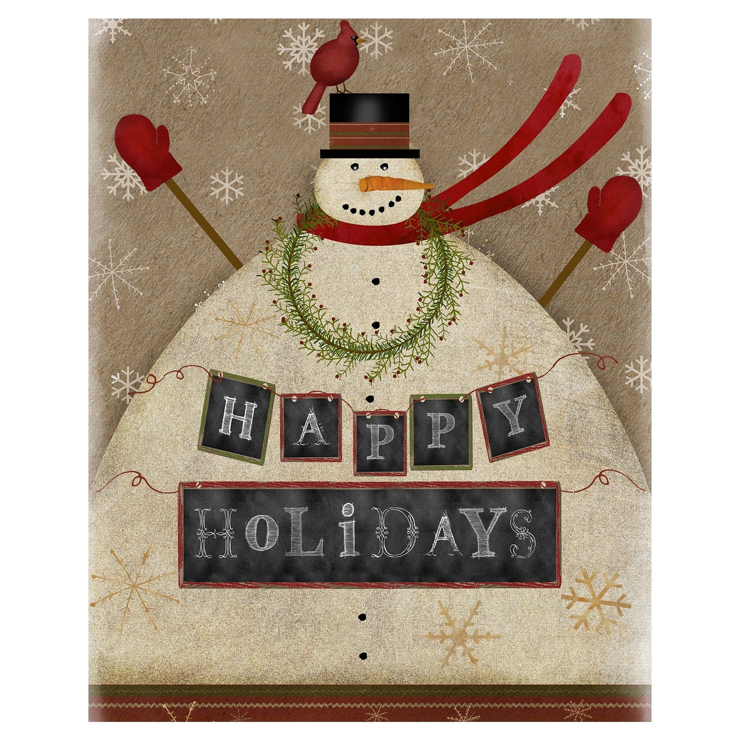 Felices fiestas muñeco de nieve - Beth Albert