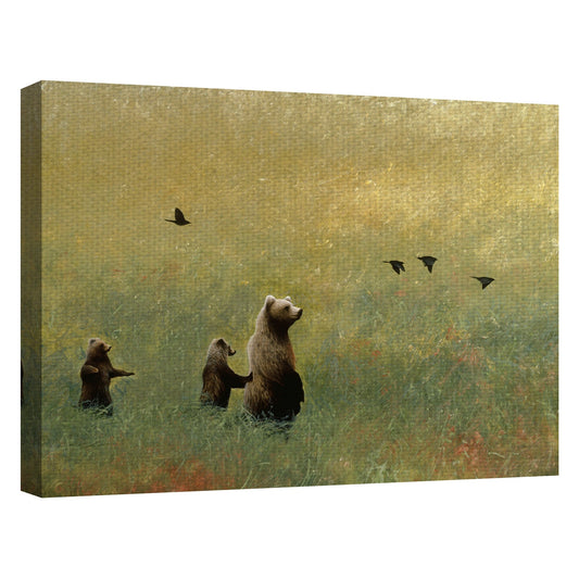 Mirlos y familia de osos - Miguel Dominguez