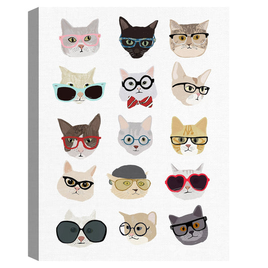 Gatos con gafas - Hanna Melin