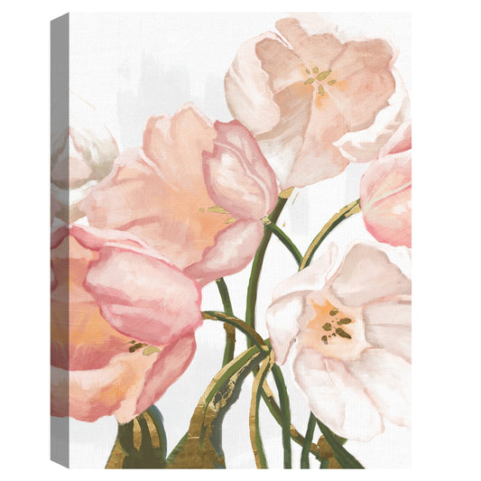 Tulipanes de rubor rosa - Willowbrook Fine Art