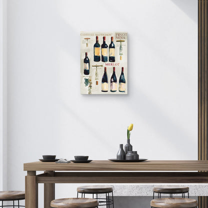 Collage de vino tinto 1 - Michael Clark