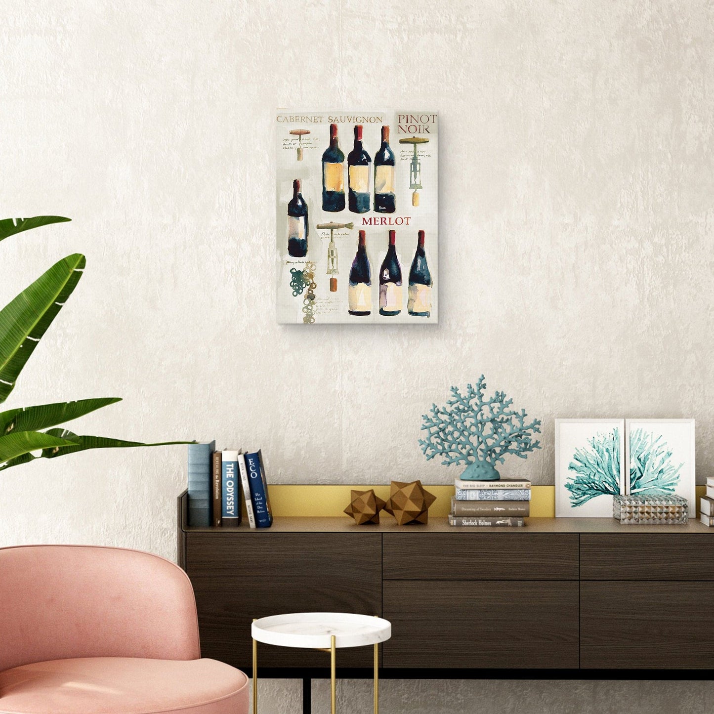 Collage de vino tinto 1 - Michael Clark