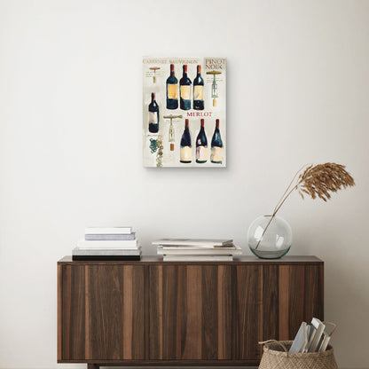 Collage de vino tinto 1 - Michael Clark