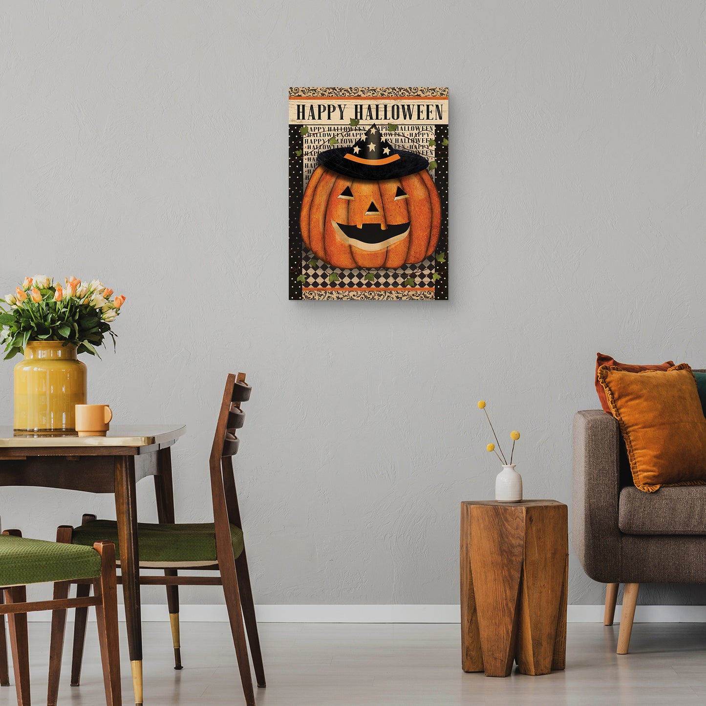 Jack O Lantern Sombrero de Bruja - Beth Albert