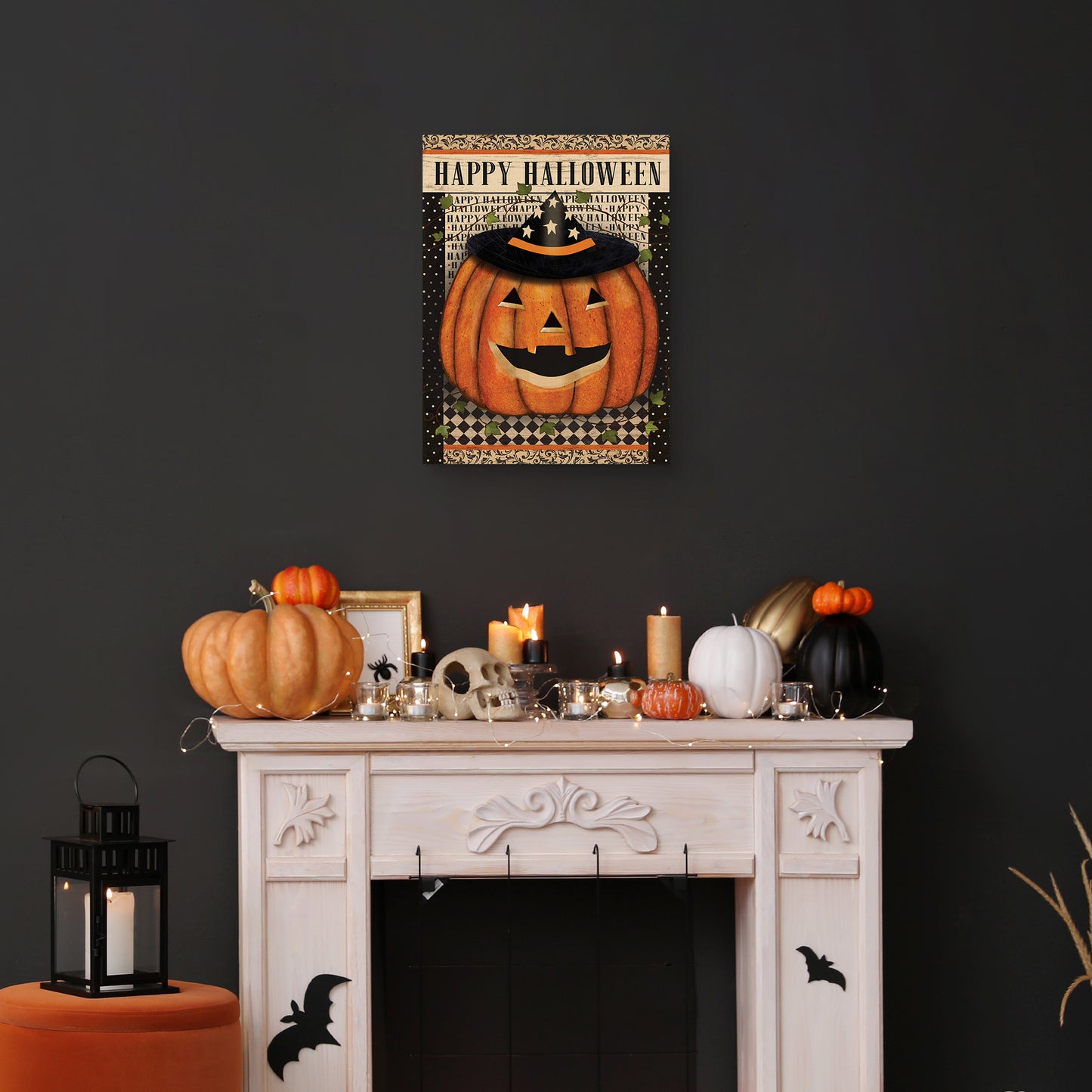 Jack O Lantern Sombrero de Bruja - Beth Albert