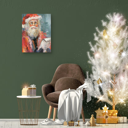 Papa Noel con lista - Jennifer Stottle Taylor