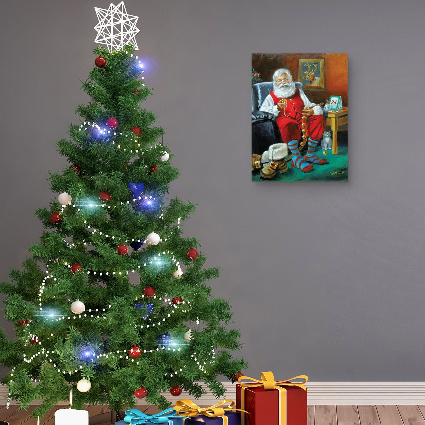 Santa en la silla - RJ McDonald
