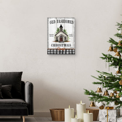 Cartel navideño pasado de moda - Sheri Hart