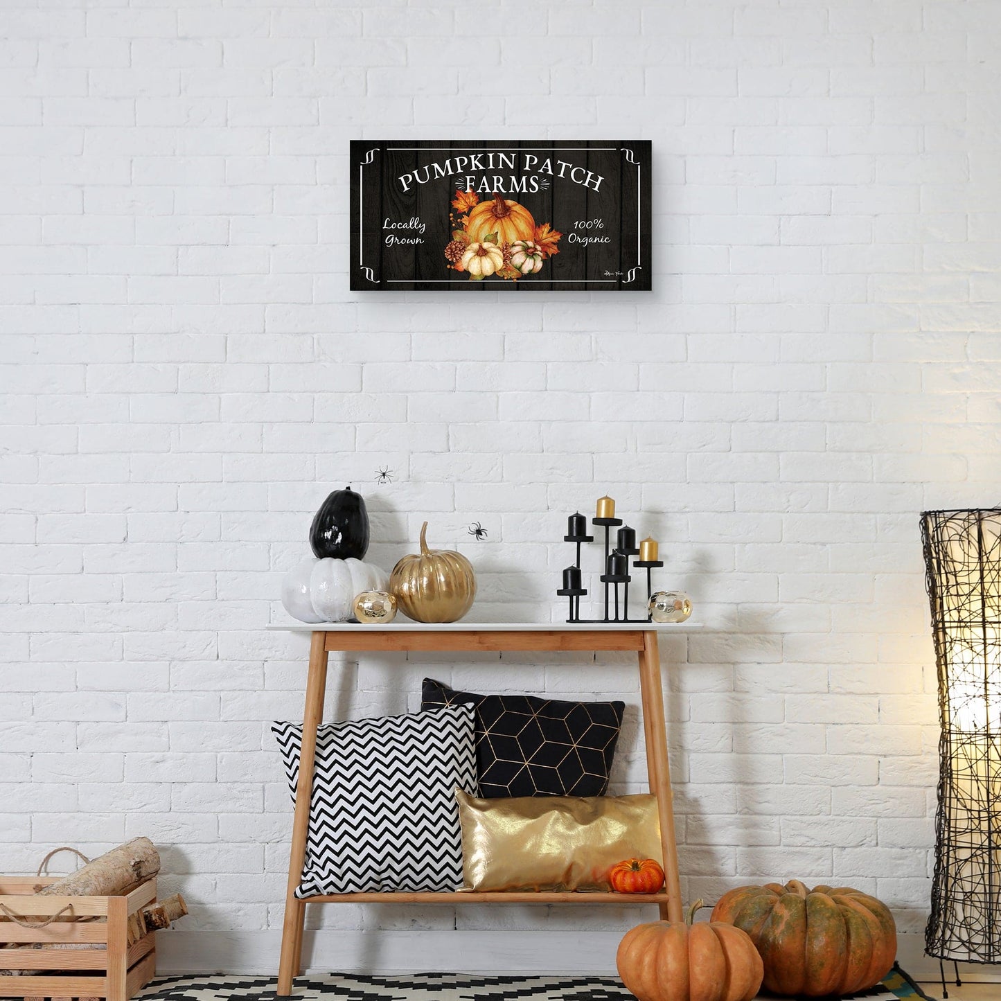 Pumkin Patch Horizontal Negro - Sheri Hart