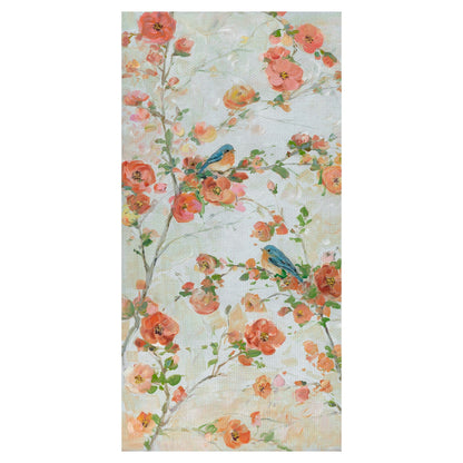 Pájaros azules y flores - Sally Swatland