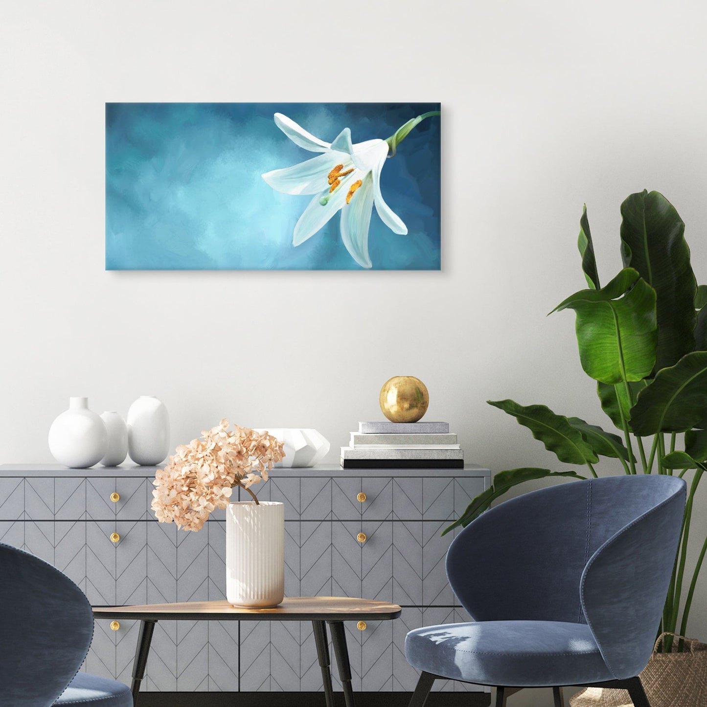 Panel de lirio moderno suave - Studio Arts