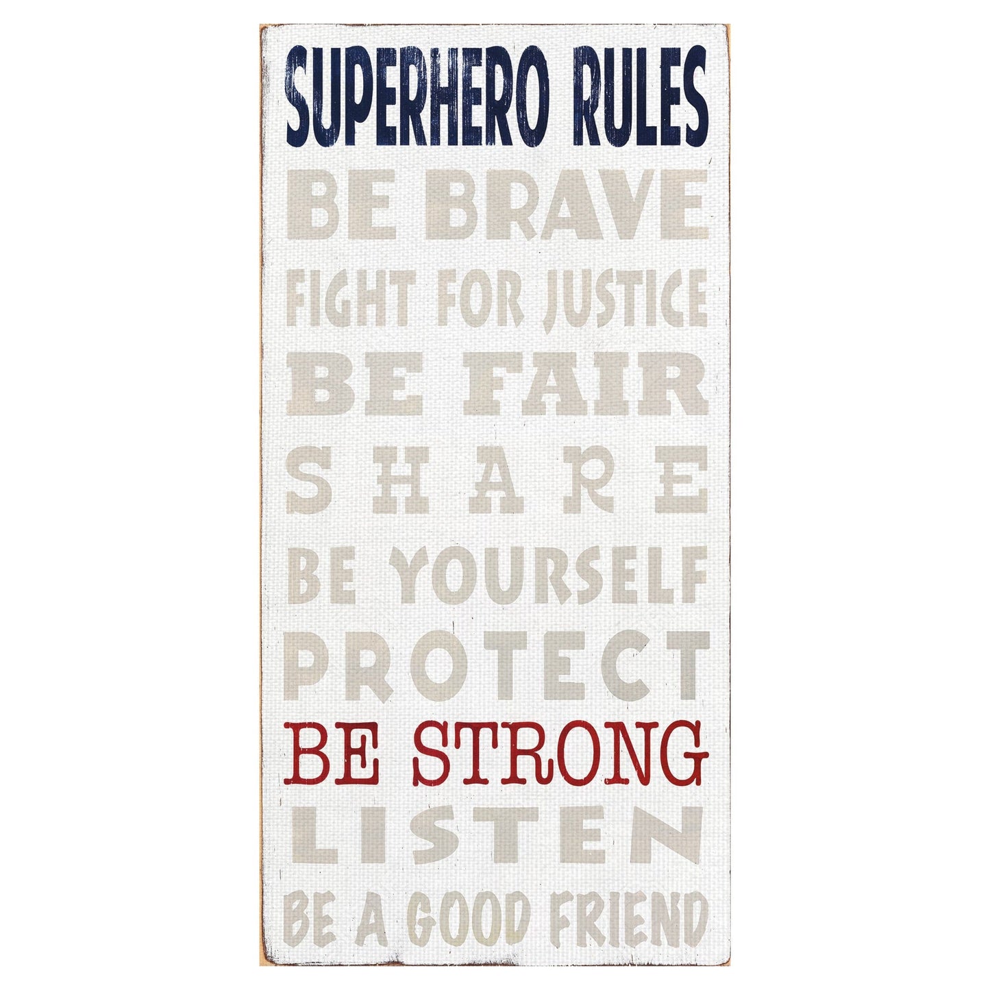 Superhero Rules - Barn Owl Primitives