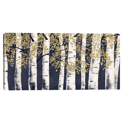 Fresco bosque índigo oro - James Wiens