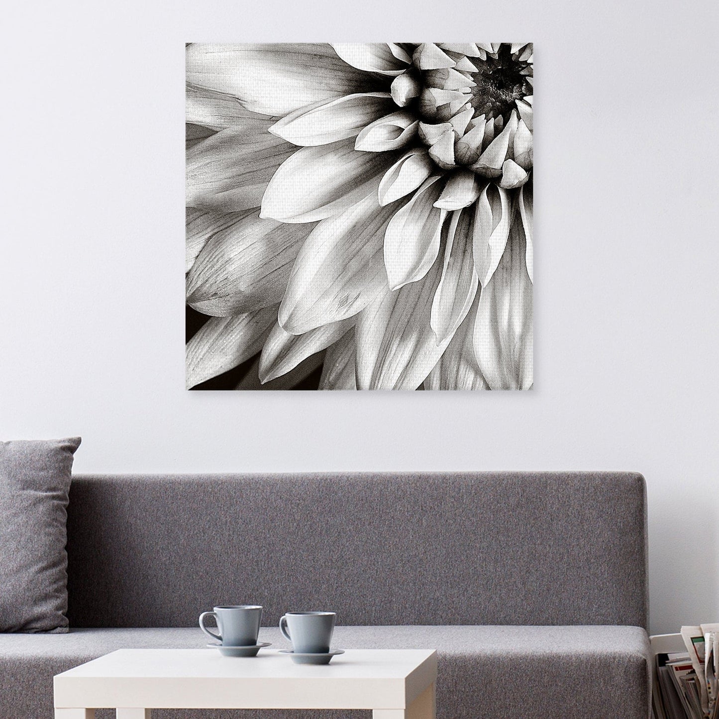 Dahlia en blanco y negro - Tom Quatermaine