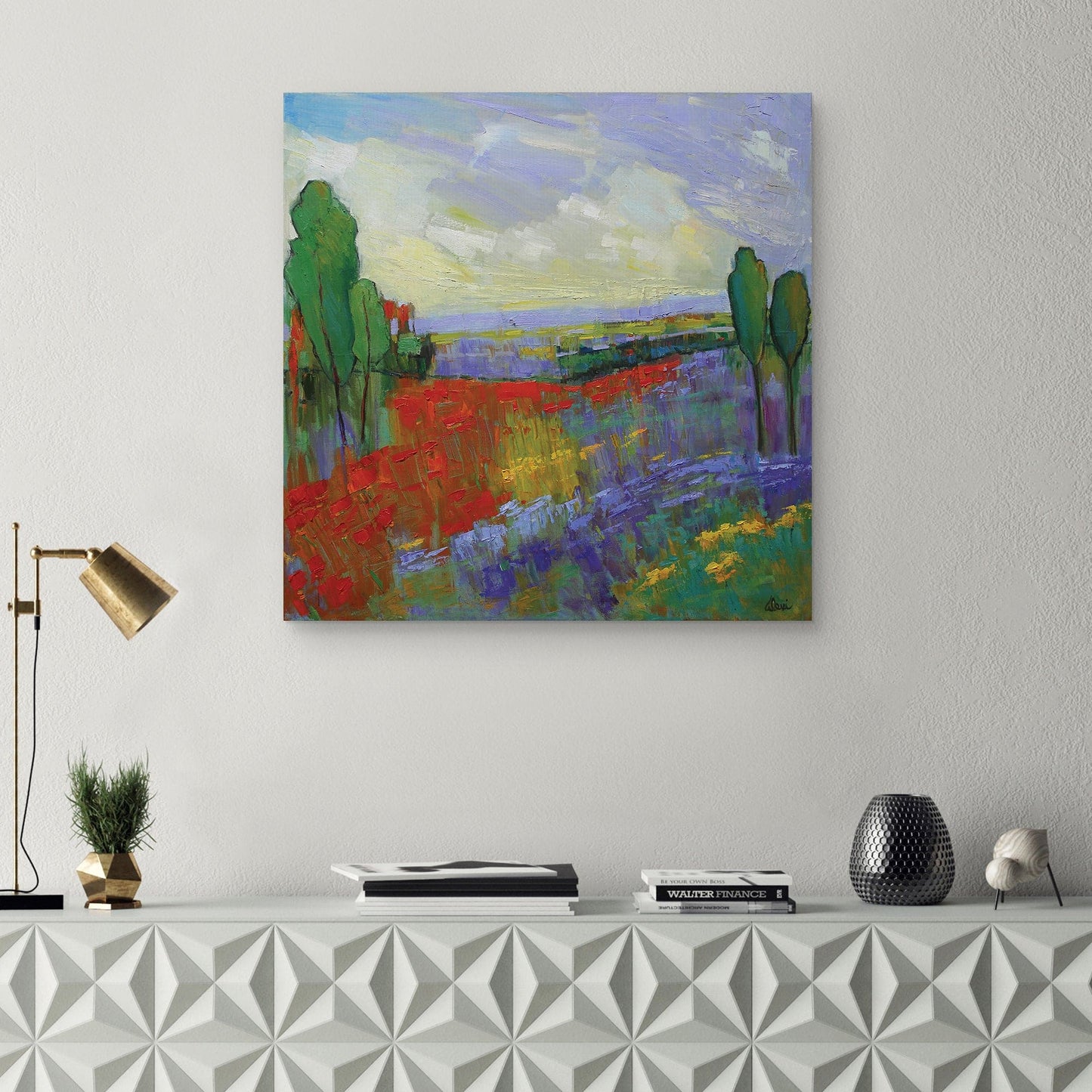 Valle de Poppy Field - Alexi Fine