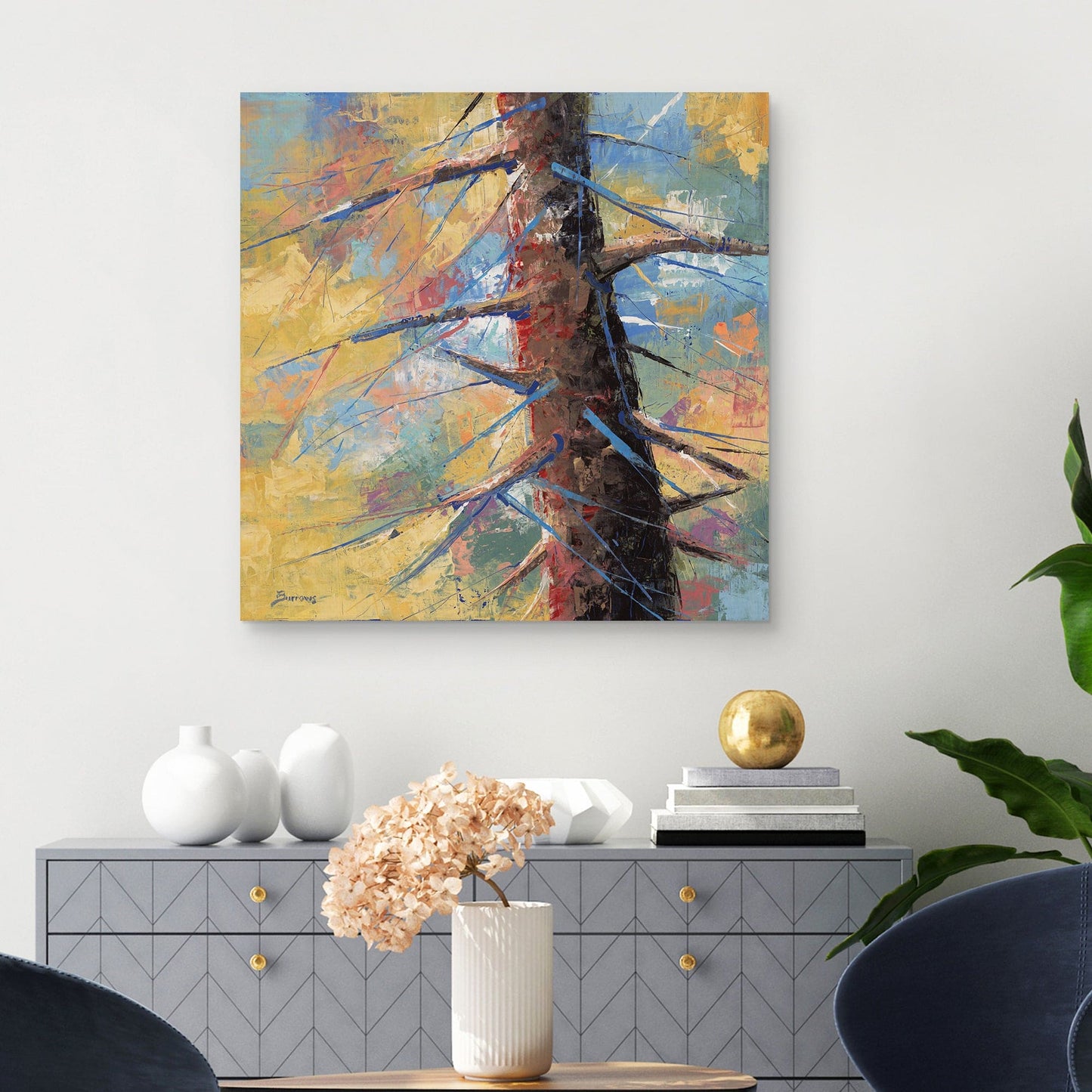 Coniferas coloridas - John Burrows