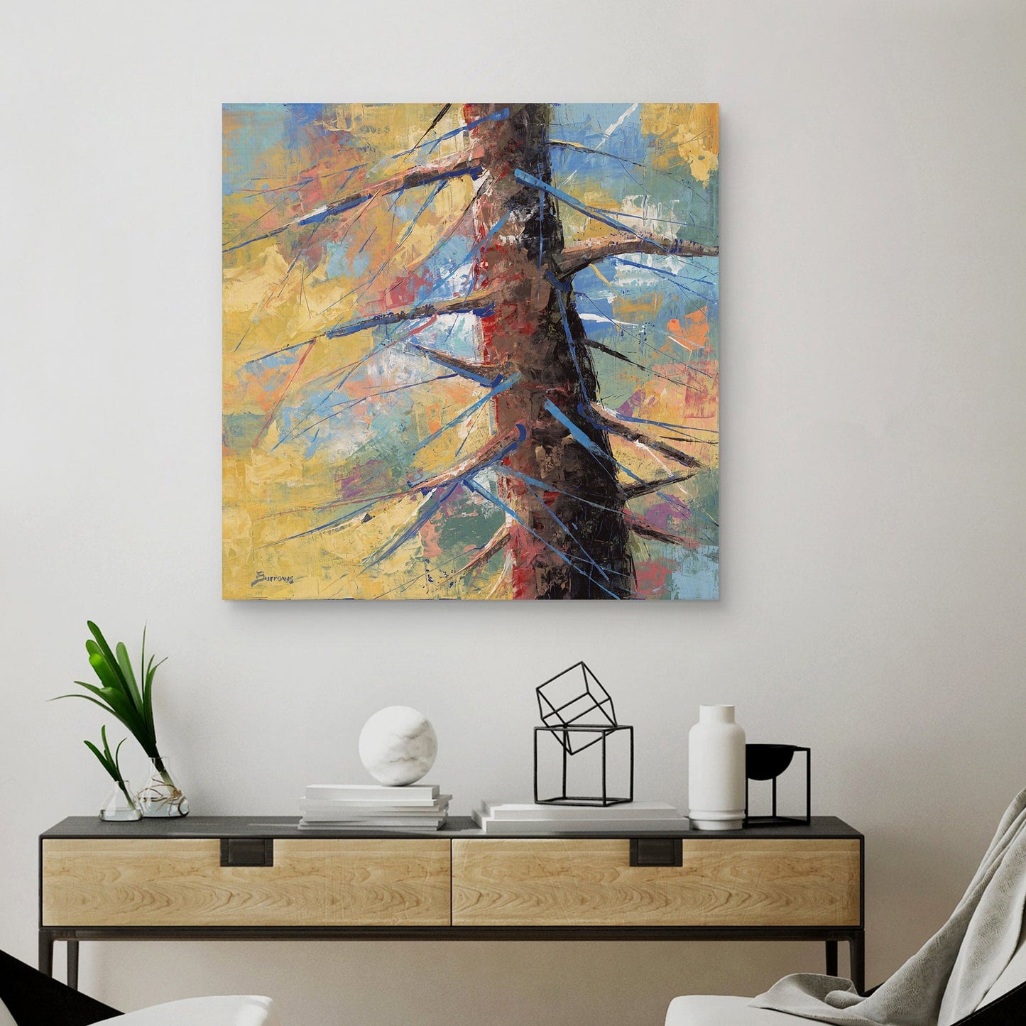 Coniferas coloridas - John Burrows
