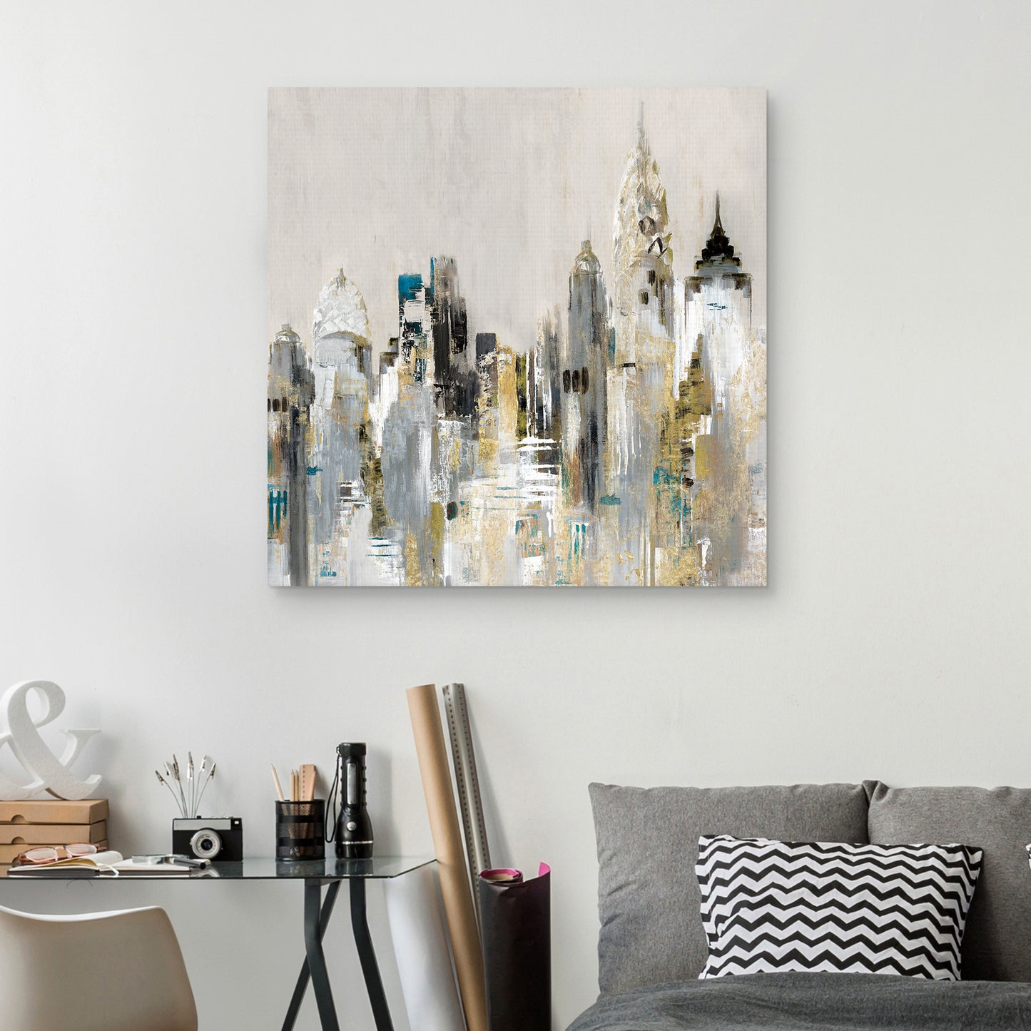 Paisaje urbano dorado - Lera