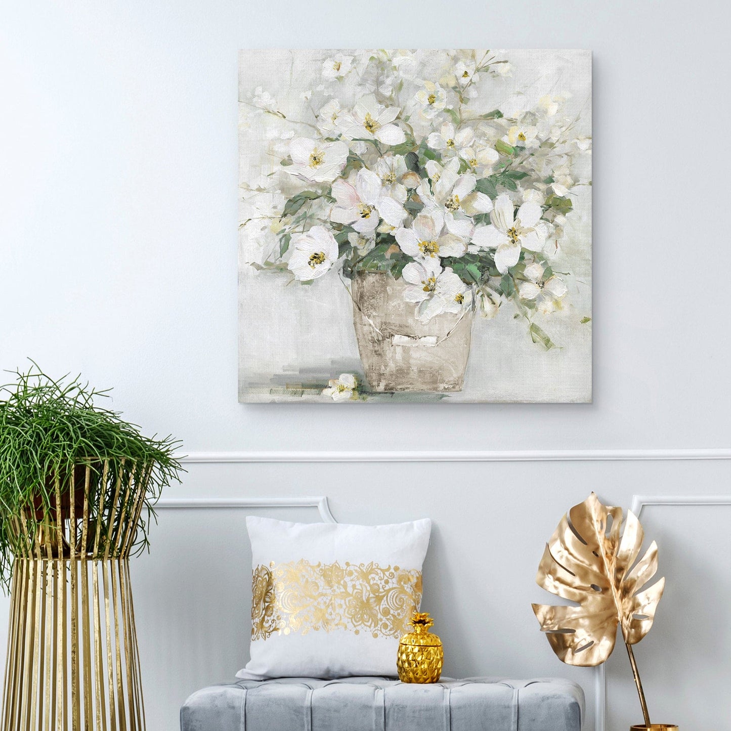 Flores de la cabaña de primavera II - Sally Swatland
