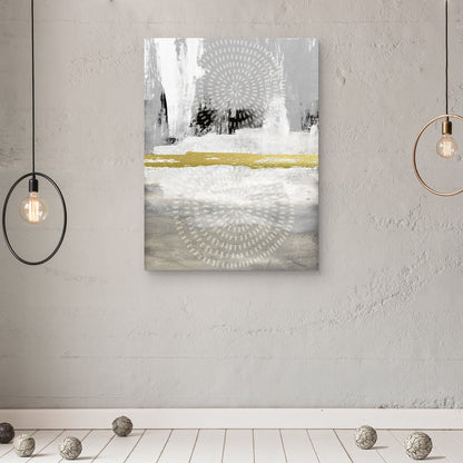 Gris y blanco abstracto - Nikki Chu